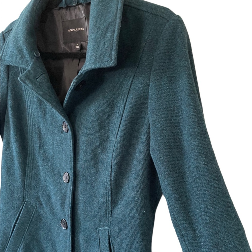 Banana Republic Navy Blue Peacoat - Picture 7 of 12